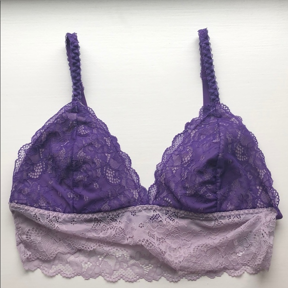 Purple lace Bralette
